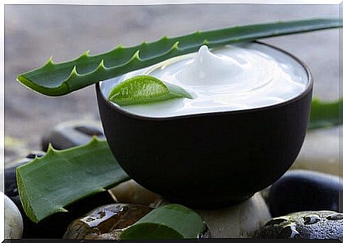 Aloe and shea cream for dry and cracked heels