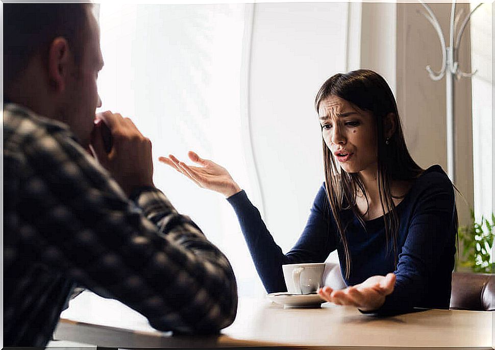 Couple arguing and affecting their relationship