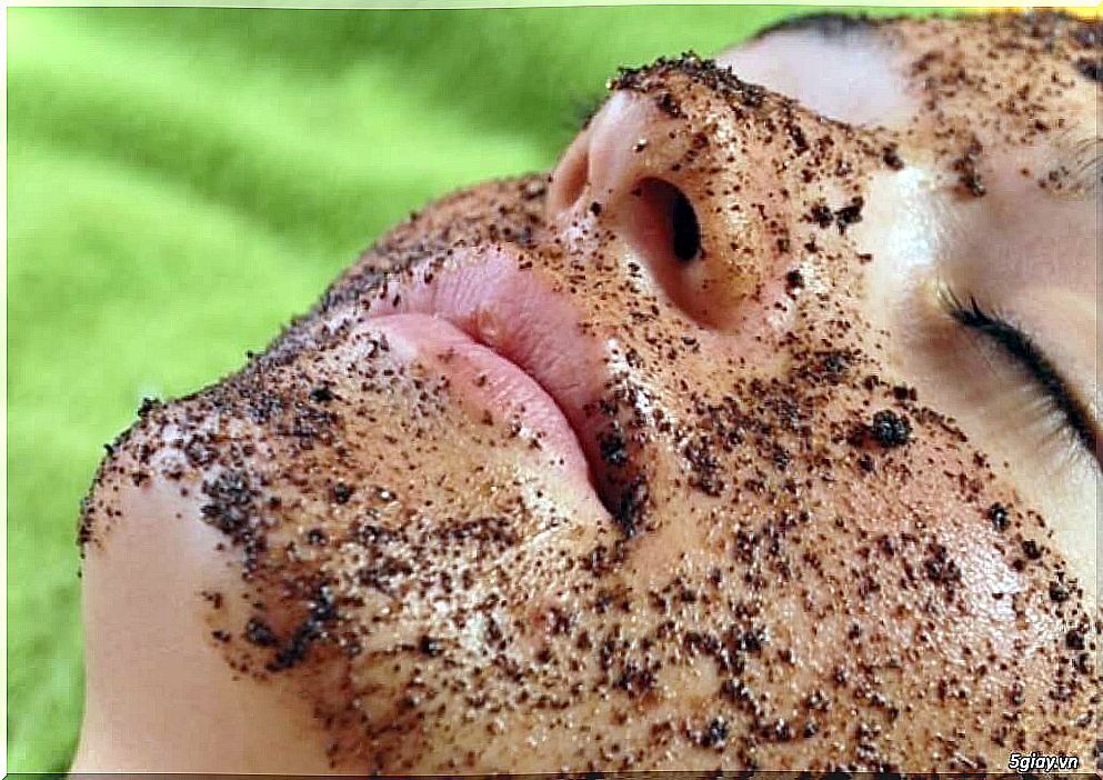 Coffee face scrub