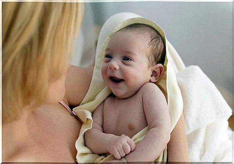 Smiling baby