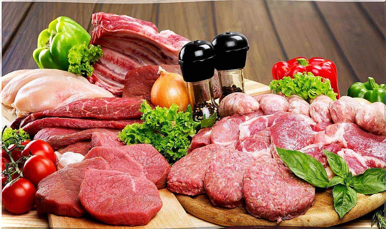 Meat, one of the ketogenic foods to lose weight